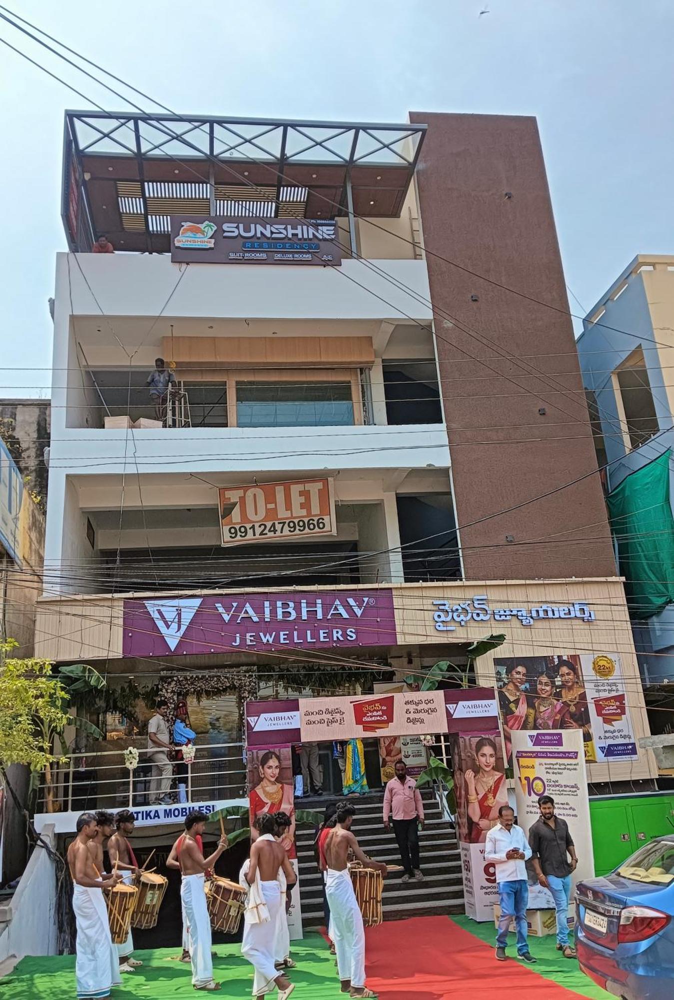 Sunshine Residency Mancherāl Exterior foto